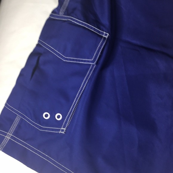 Swimmig Trucks Men size XL (35 36) Navy Blue Yellow UCLA Cargo Short Board - Picture 12 of 12